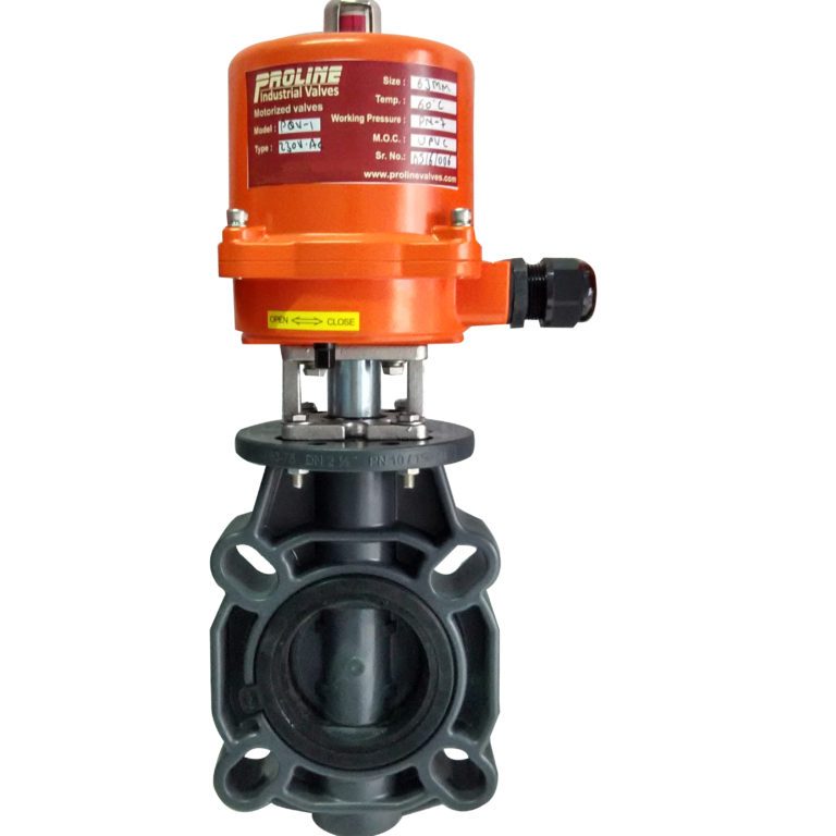 Motorized UPVC Butterfly Valve | Suppliers & Manufacturers India